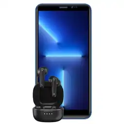 Falabella Celular Mobulaa F6001 1Gb Ram 32GB Azul + Obsequio Audifonos Genius oferta