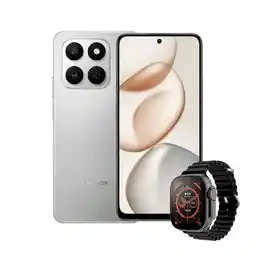 Falabella Celular 400 Smart 256GB 6+6GB Ram Plateado + Smartwatch oferta