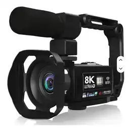 Falabella Cámara De Video 8k Ultra Hd Con Micrófono Y Wifi oferta