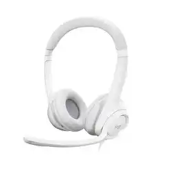 Falabella H390, Diadema Usb Mic Sin Ruido Y Controles Cable, Blanco oferta
