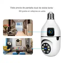 Falabella CAMARA IP BOMBILLO DOBLE APP V380 oferta