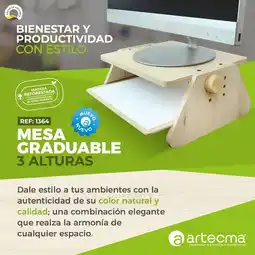 Falabella Mesa Multiple Graduable Color Natural oferta