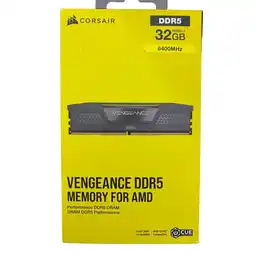 Falabella Memoria RAM Vengeance DDR5 32GB 2x16GB 6400MHz CL36 AMD EXPO Alto rendimiento oferta