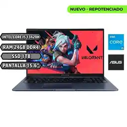 Falabella Portatil Vivobook 15 CORE I5 13420H Ram 24GB Ssd 1TB 15.6 FHD QUIET BLUE COLOR oferta
