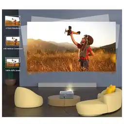 Falabella Proyector Portatil 1080P 960 ANSI con Bluetooth y HDMI oferta