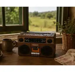 Falabella Radio Retro Vintage Madera Parlante Portátil Inalámbrico Usb oferta