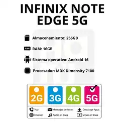Falabella Celular Note Edge 5G 8GB Ram 256 GB Verde oferta