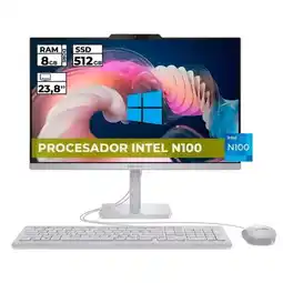 Falabella TODO EN UNO PROCESADOR INTEL N100 8GB RAM 512GB SSD 24 FHD GRIS oferta