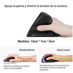 Falabella Dispositivo de Puntero Vertical Ergonómico Inalámbrico Weibo Batería Recargable Dual Conexión oferta
