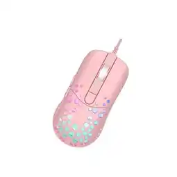 Falabella Mouse Ratón Gamer Ergonómico Weibo WB-905 Rosa Sensor Óptico Led Rgb Ajustable oferta