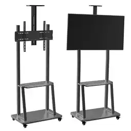 Falabella Soporte Piso Pedestal Tv Estante Móvil Mesa 32 a 70 Pulgadas con Ruedas en Acero oferta