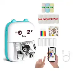 Falabella Mini Impresora Portatil Wohingo Inalámbrica Para Etiquetas Con Bluetooth oferta