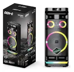 Falabella Parlante Portátil Profesional De 12 Led Rgb, Gd- Bluetooth oferta