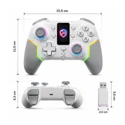 Falabella Control Inalambrico Gamer con Giroscopio de 6 Ejes y Vibracion Ajustable oferta