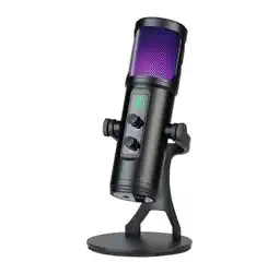 Falabella Micrófono Gamer Usb Rgb Podcast Pc Celular Con Echo Trípode oferta