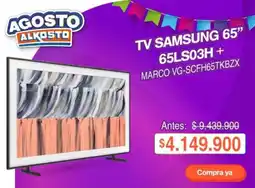 Alkosto Samsung - tv samsung 65 65ls03h + marco vg-scf65tkbxz oferta