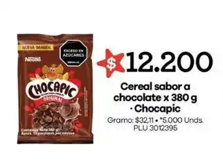Nestlé - cereal sabor a chocolate x 380 g