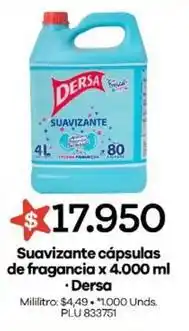 Surtimayorista Dersa - suavizante cápsulas de fragancia oferta