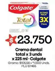 Surtimayorista Colgate - total prevención activa oferta