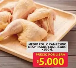 Ara Campesino - medio pollo campesino desprezado congelado oferta