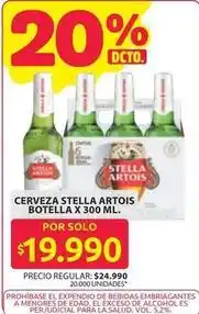 Ara Stella artois - cerveza botella oferta