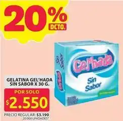 Ara Gel'hada - gelatina sin sabor oferta