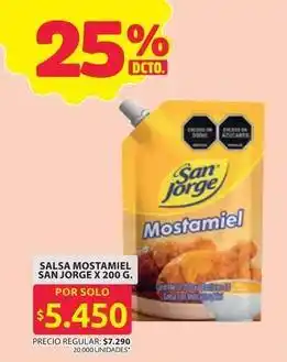 Ara San jorge - salsa mostamiel oferta