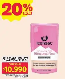 Ara Refisal - sal rosada himalaya fina oferta