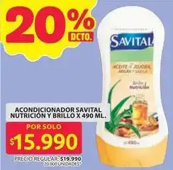 Ara Savital - acondicionador nutricion y brillo oferta