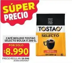 Ara Tostao - café molido selecto bolsa oferta
