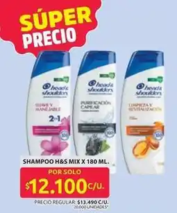 Ara Head & shoulders - shampoo h&s mix oferta