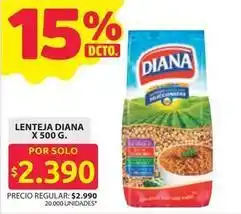 Ara Diana - lenteja oferta
