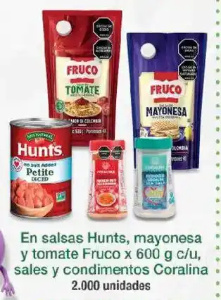 Hunts mayonesa y tomate Fruco