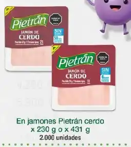 Jumbo Pietrán jamón de cerdo oferta