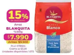 Belalcazar Blanquita arroz blanco oferta