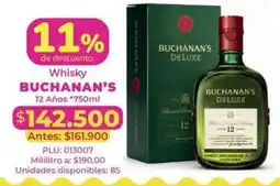 Belalcazar Whisky Buchanan's 12 Años oferta