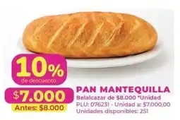 Belalcazar Belalcazar pan mantequilla oferta