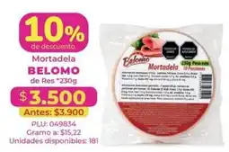 Belalcazar Belomo mortadela de res oferta