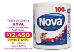 Belalcazar Nova toalla de cocina clásica doble hoja oferta