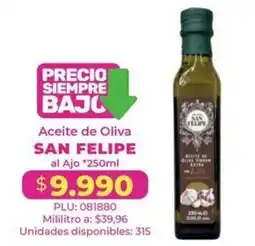 Belalcazar San felipe aceite de oliva al ajo oferta