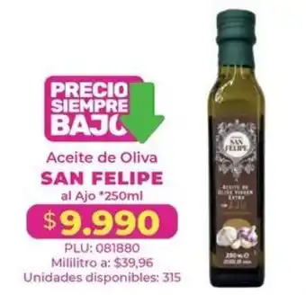 Belalcazar San felipe aceite de oliva al ajo oferta