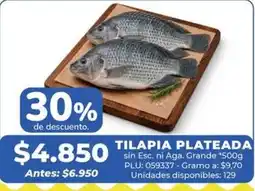 Belalcazar Tilapia plateada oferta