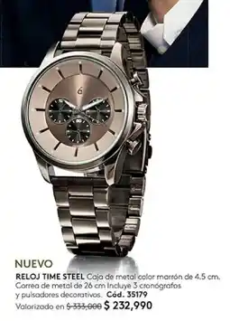 Ésika Reloj time steel oferta