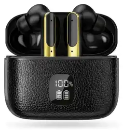 Falabella Audífonos Kin Kl-66 Pro Sonido Espacial Cancelación Ruido Pantalla Led Negro Negro oferta