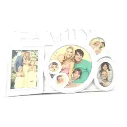 Falabella Marco Decorativo de Pared “FAMILY” para Varias Fotos Estilo Moderno oferta