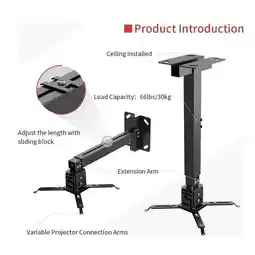 Falabella Base de Proyector Sh T3 con Altura Regulable y Montaje de Techo o Pared oferta