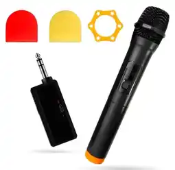 Falabella Micrófono Karaoke Inalámbrico Alcance 20m Con Receptor Usb Negro Negro oferta