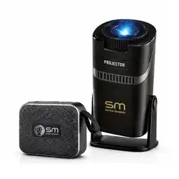 Falabella Proyector Inteligente Portátil WiFi con Parlante y Control Remoto oferta
