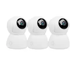 Falabella Cámara Seguridad Wifi x 3 Panorámica 360 Infrarroja oferta