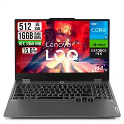 Falabella Portátil LOQ 15 Gaming RTX 3050 6GB Intel Core i5-13450HX RAM 16GB DDR5 SSD 512GB FHD 15.6 oferta